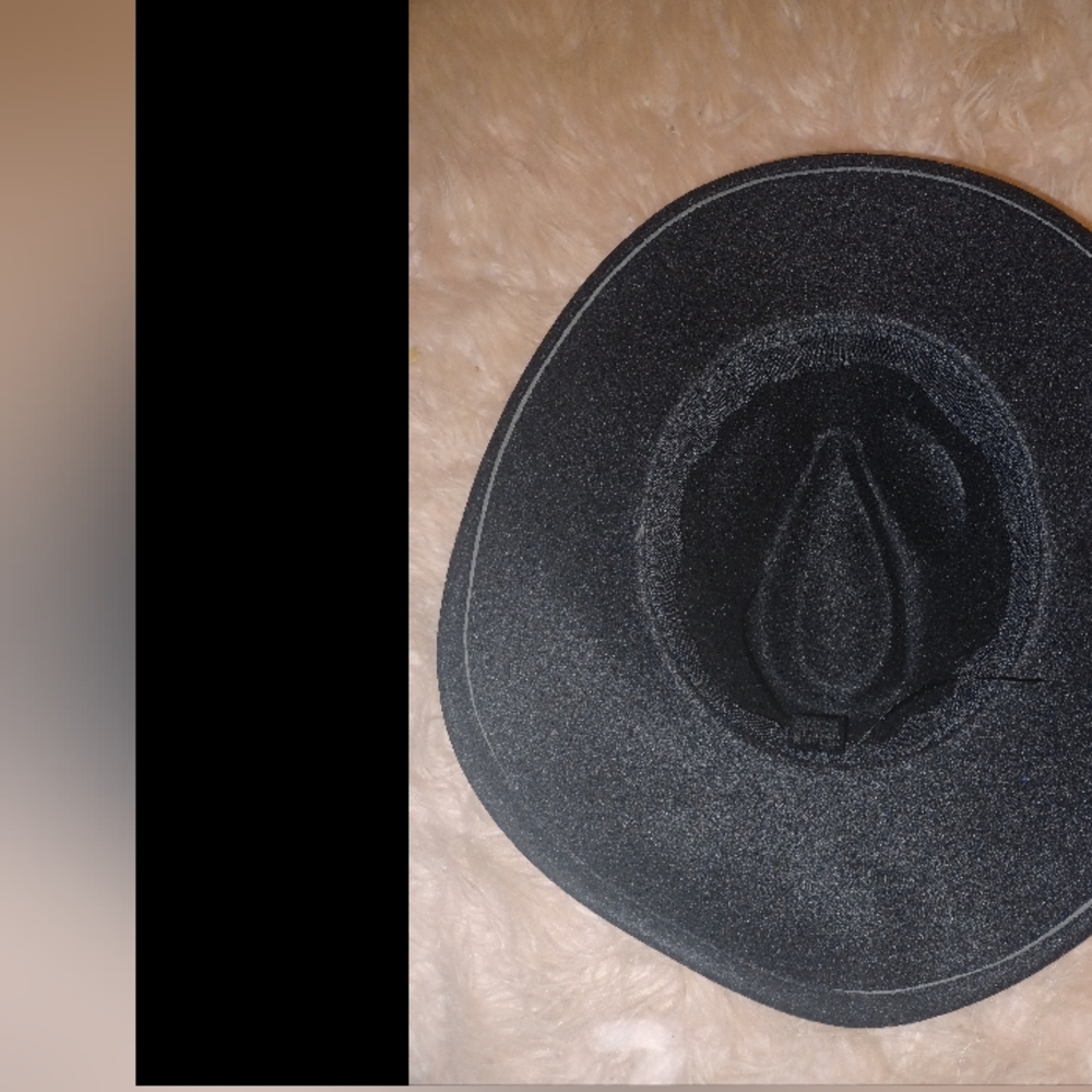 Black boho goth hat - Picture 2 of 3